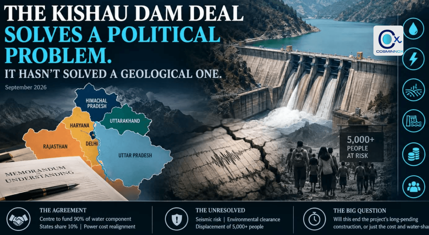 THE KISHAU DAM DEAL SOLVES A POLITICAL PROBLEM. IT HASN'T SOLVED A GEOLOGICAL ONE.