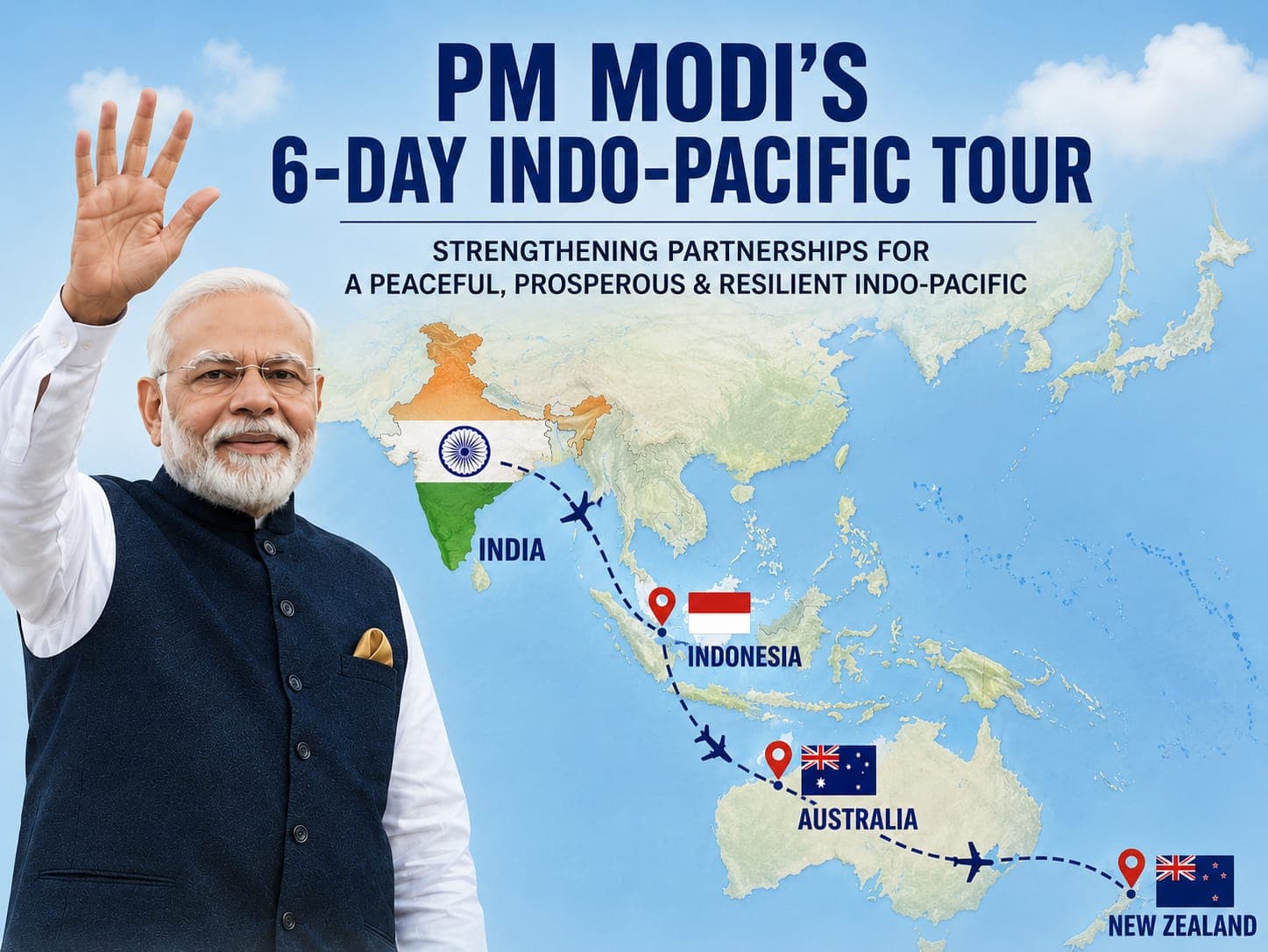 Modi's Indo-Pacific Sweep: Missiles in Jakarta, Uranium in Melbourne, Trade in Auckland