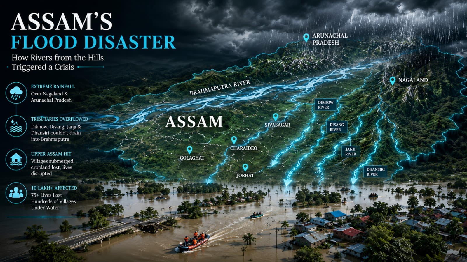 WHEN THE TRIBUTARIES TURNED ON UPPER ASSAM