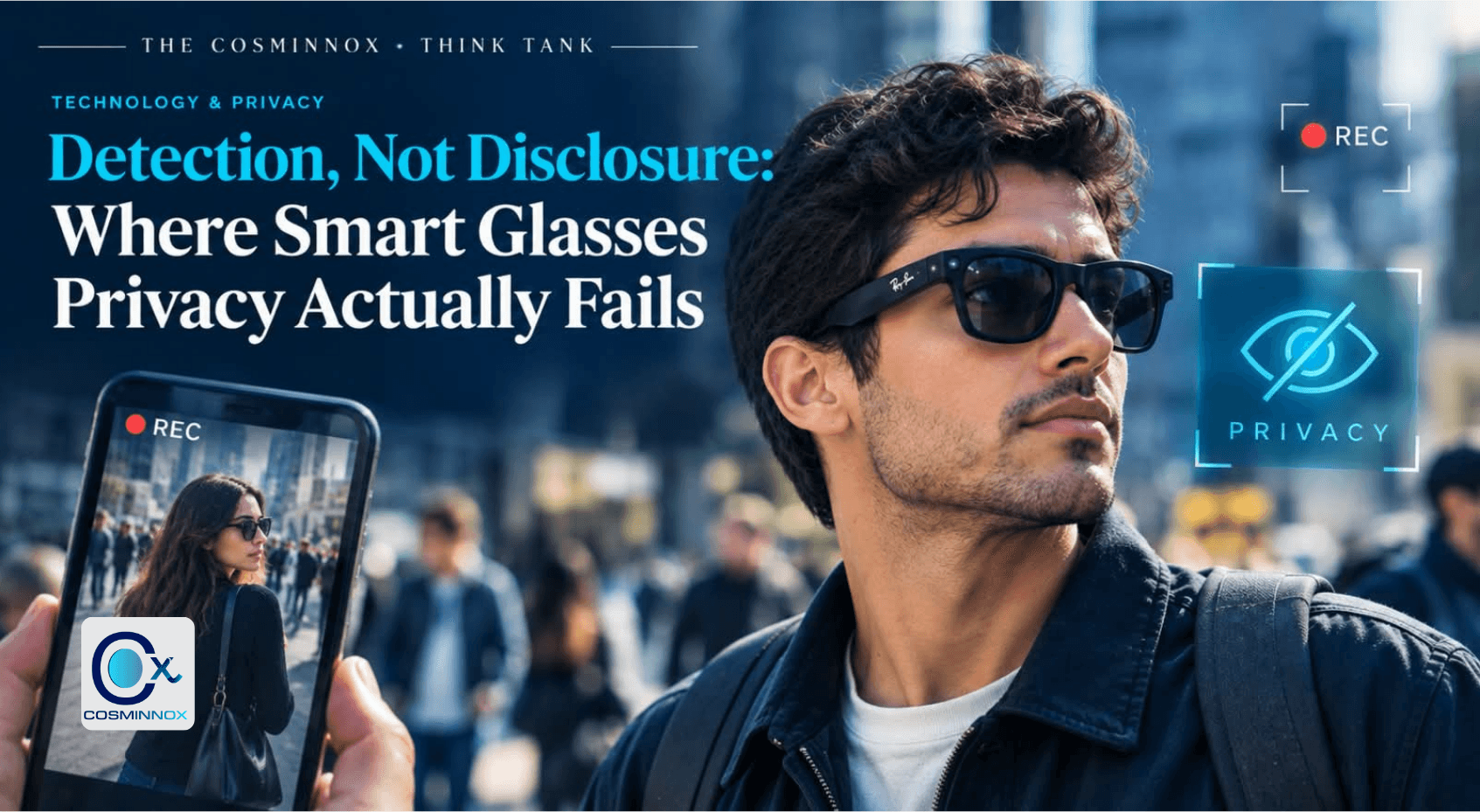 Detection, Not Disclosure: Where Smart Glasses Privacy Actually Fails