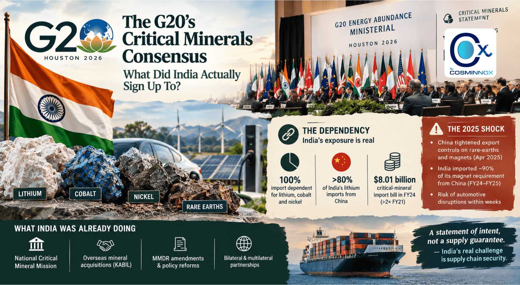 The G20's Critical Minerals Consensus: What Did India Actually Sign Up To?