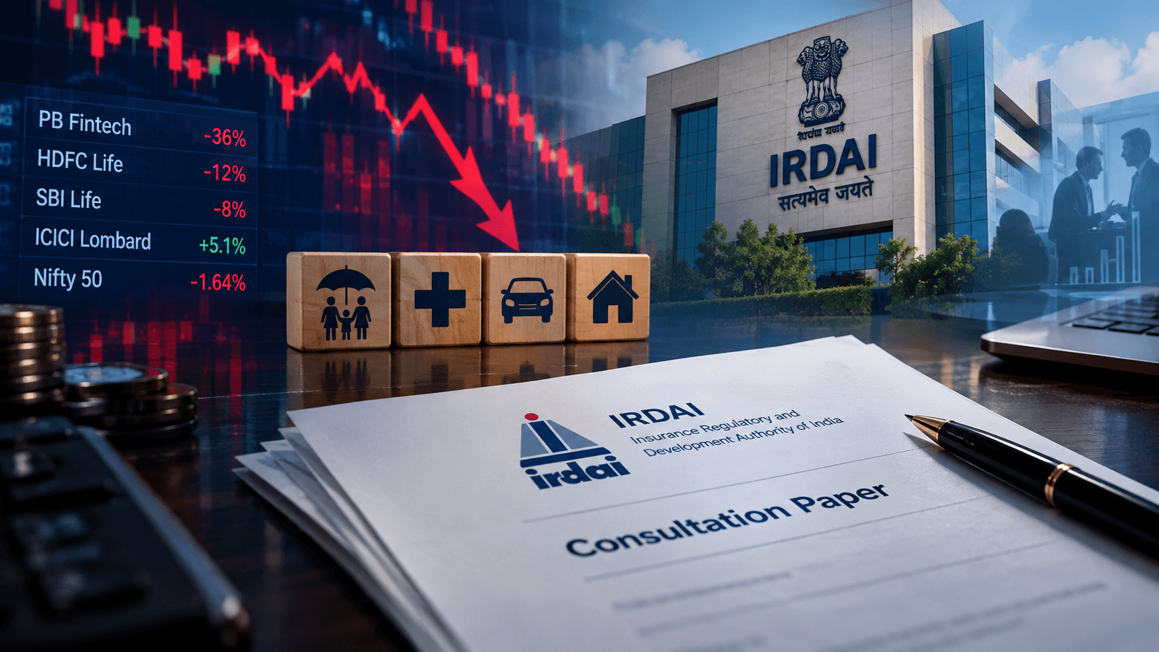 Priced Before It Is Written: How a Draft IRDAI Paper Split India's Insurance Stocks in a Single Session
